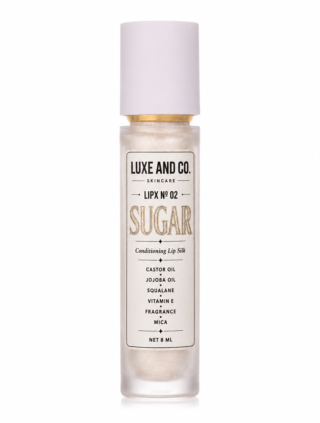 LIPX Nº 02 SUGAR Conditioning Lip Silk w/ Dust Bag