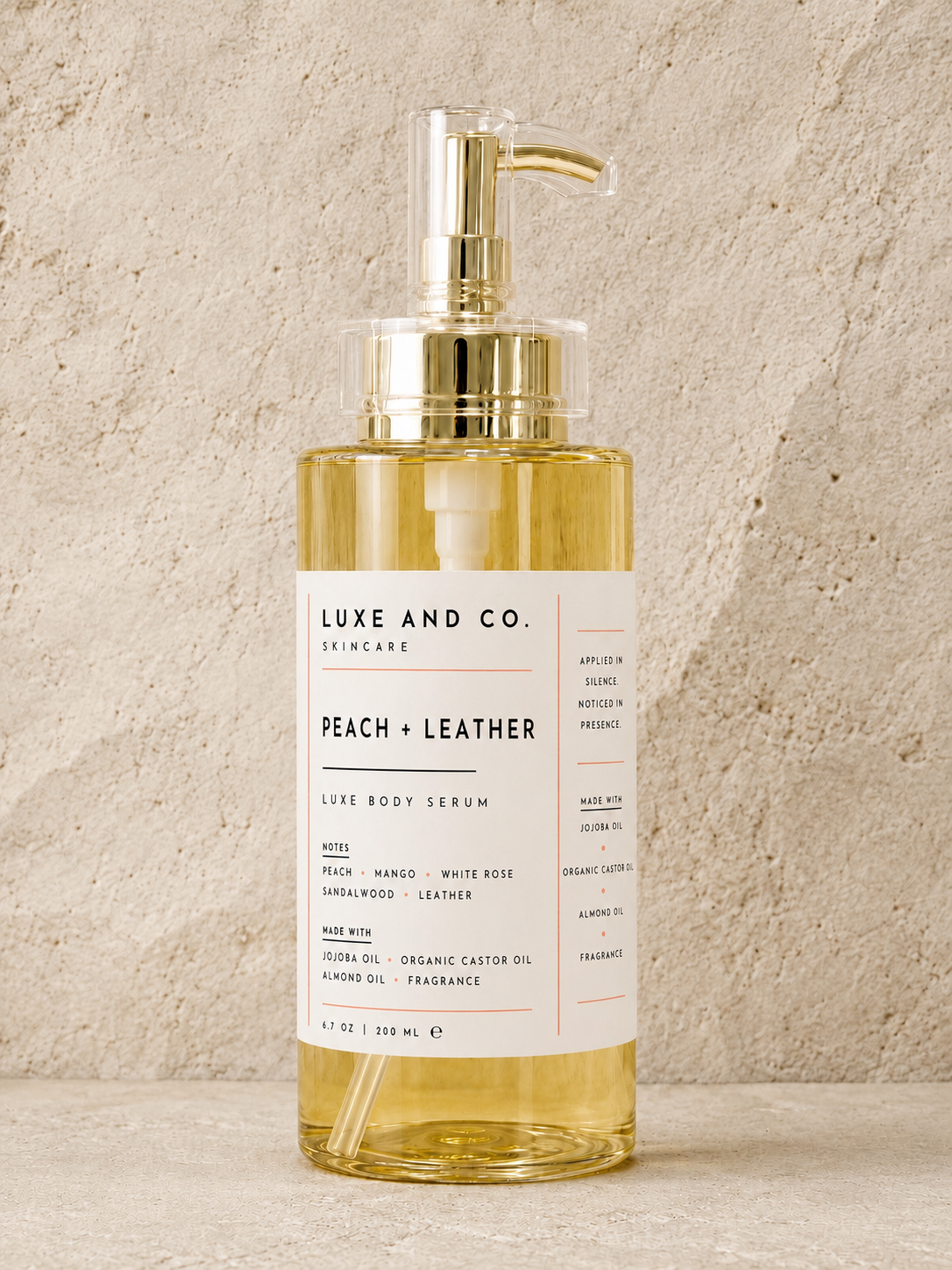 PEACH + LEATHER Luxe Body Serum