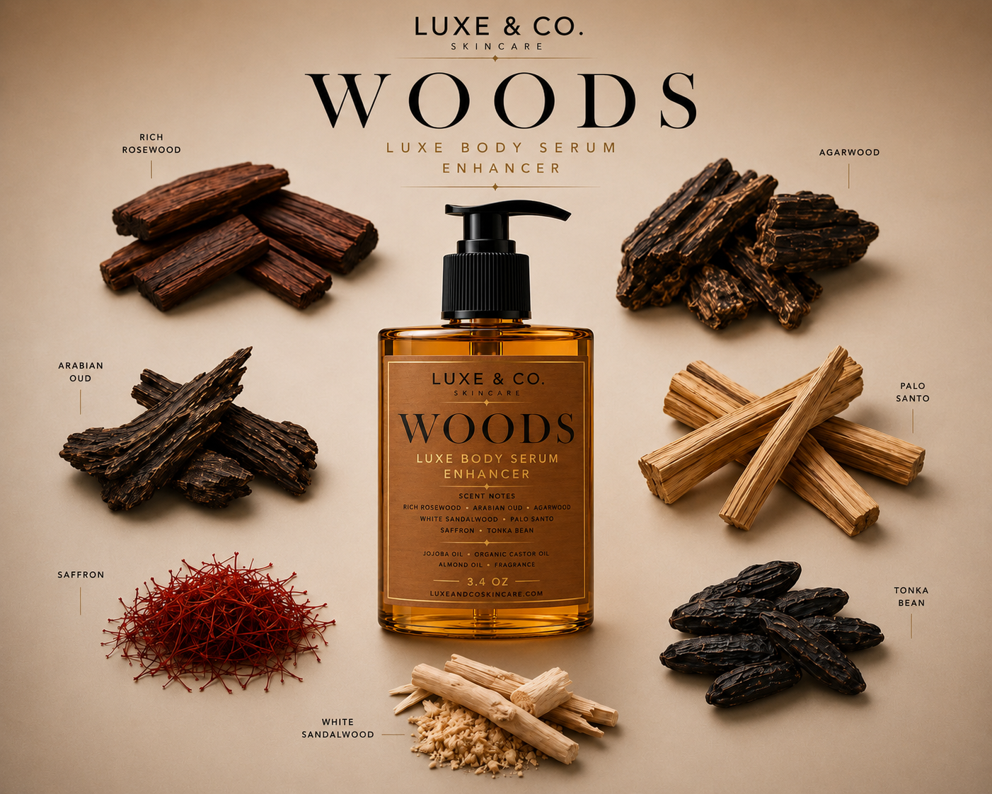 WOODS Luxe Body Serum Enhancer
