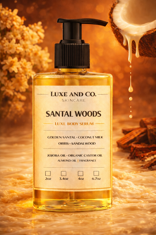 Santal Woods Luxe Body Serum ~ LIMITED RELEASE ~ Private Reserves Collection