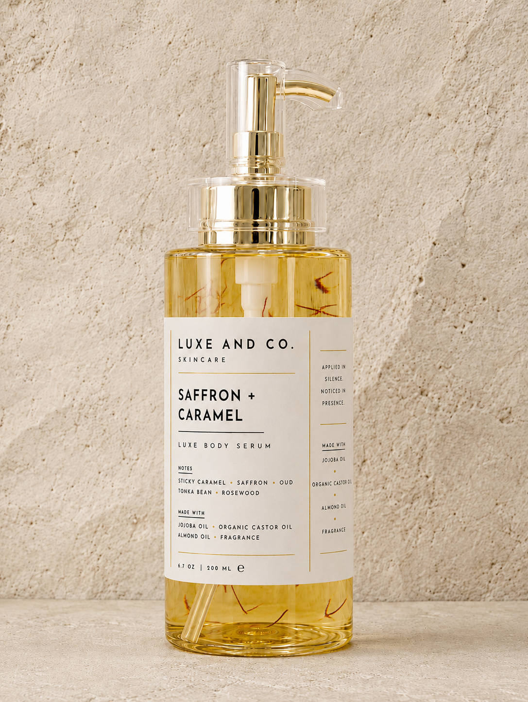 SAFFRON + CARAMEL Luxe Body Serum