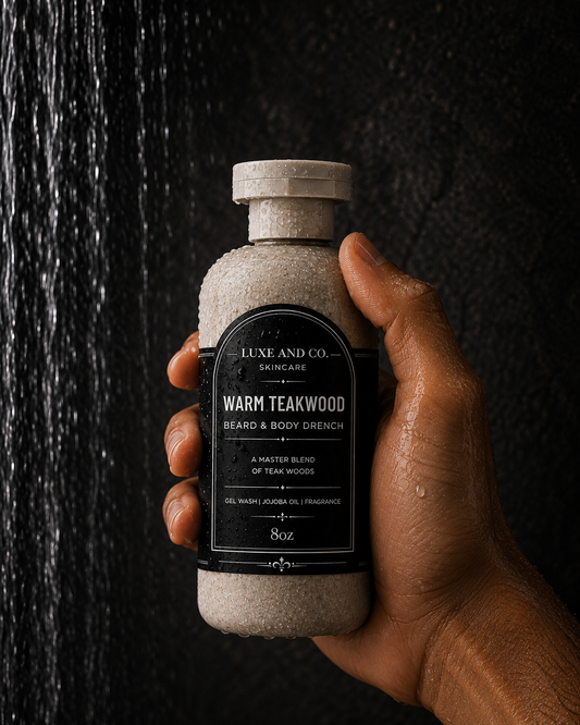 Warm Teakwood Beard + Body Drench Body Wash