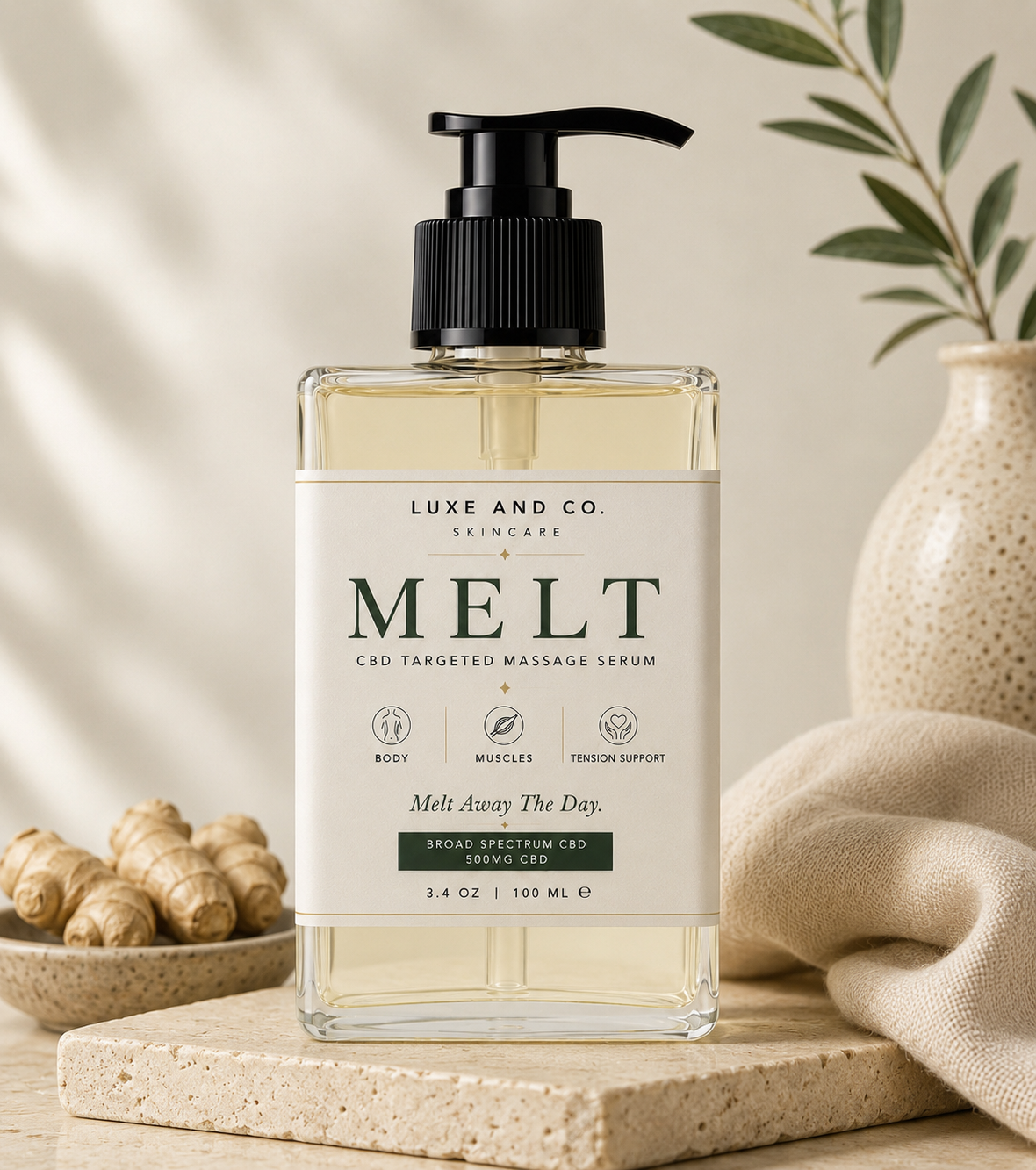 MELT. CBD Targeted Massage Serum