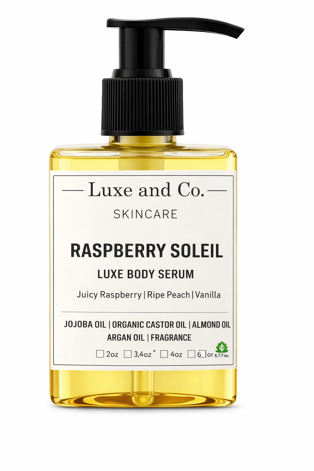 Raspberry Soleil Luxe Body Serum