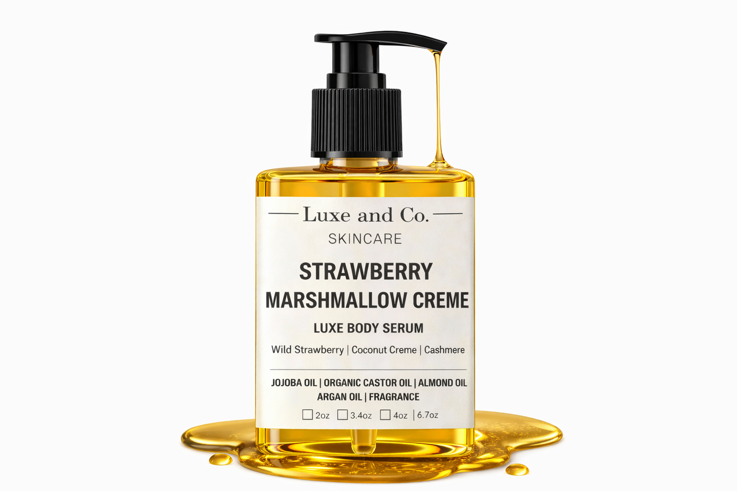 Strawberry Marshmallow Creme Luxe Body Serum