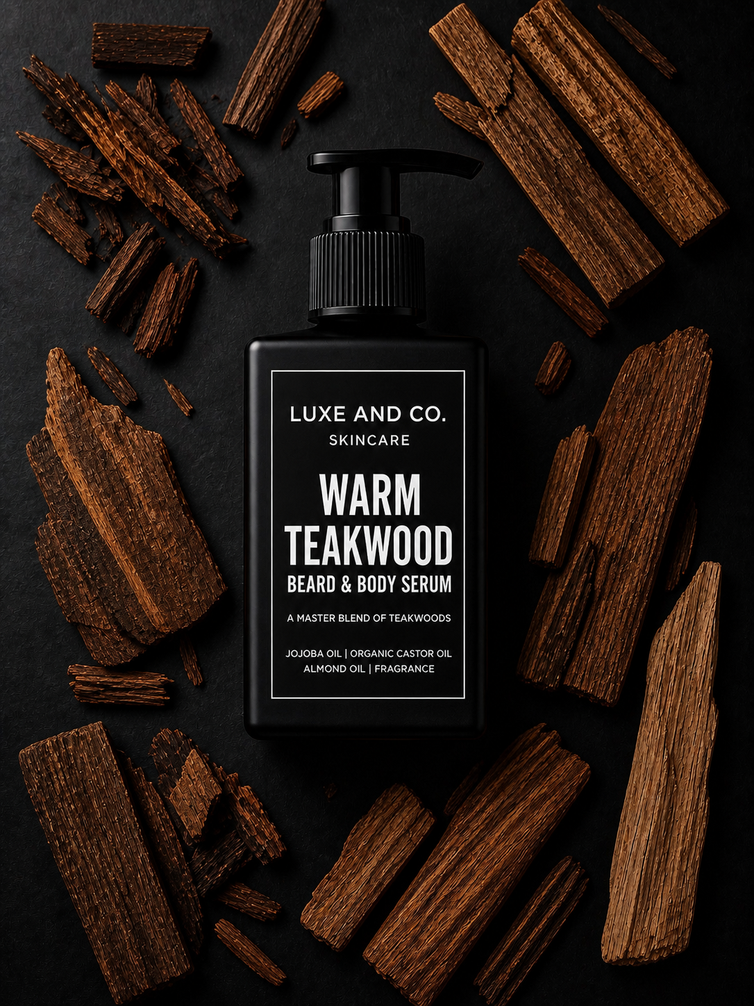 Warm Teakwood Beard & Body Serum