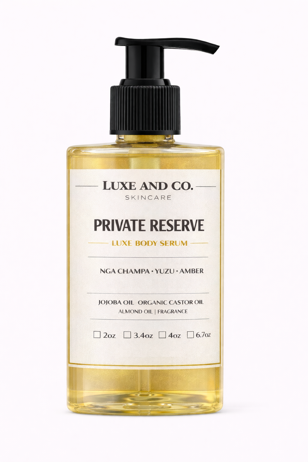 Private Reserve Luxe Body Serum ~ LIMITED RELEASE ~ Private Reserves Collection