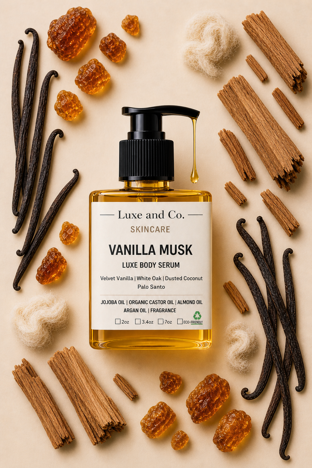 Vanilla Musk Luxe Body Serum